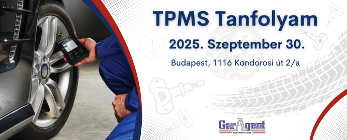 tpms tanfolyam kepzes gumi abroncs nyomas figyelo rendszer 2025 ősz